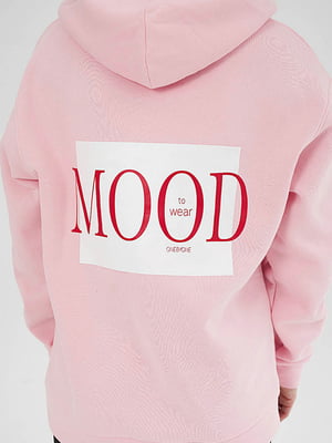 Худі Mood to Wear рожевого кольору | 6658848