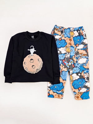 Пижама из футер “Астронавт”: джемпер и брюки | 6664608
