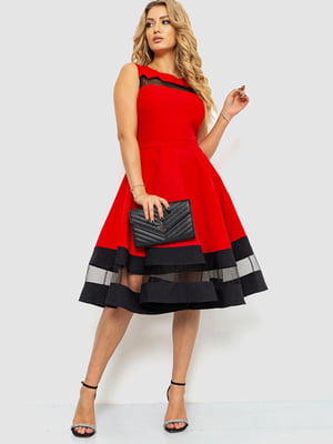 Сукня А-силуету червоного кольору | 6664816