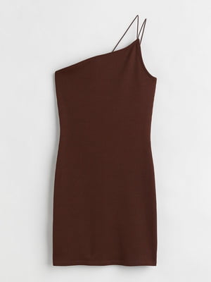 Сукня у білизняному стилі коричнева | 6605595
