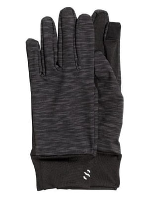 Перчатки для бега темно-серые | 6665362