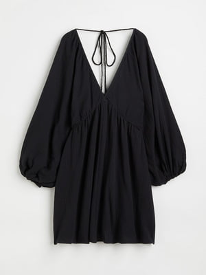 Платье А-силуэта черное | 6665458