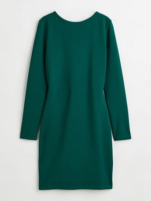 Платье-футляр зеленое | 6665633