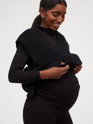 Легінси для вагітних чорні | 6665830