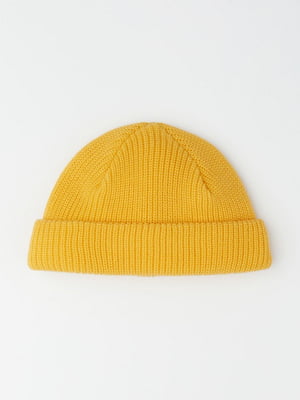 В'язана шапка жовта | 6665995