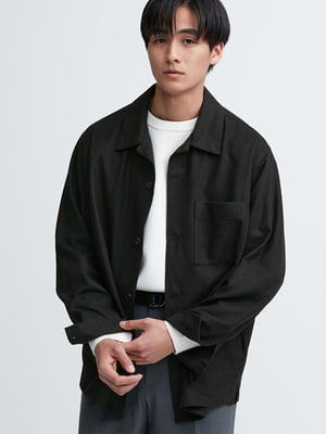 Куртка-сорочка чорна | 6672999