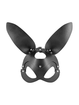 Маска зайки черная Adjustable Bunny Mask | 6455498