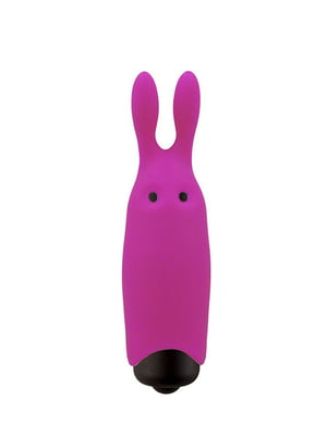 Віброкуля Pocket Vibe Rabbit Pink зі стимулювальними вушками | 6666182