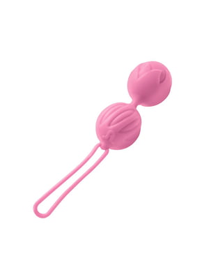 Вагінальні кульки Geisha Lastic Balls BIG Pink (діаметр 4 см) | 6666187
