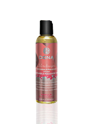 Масажна олія для оральних пестощів Dona Kissable Massage Oil Vanilla Buttercream ((110 мл)) | 6666973