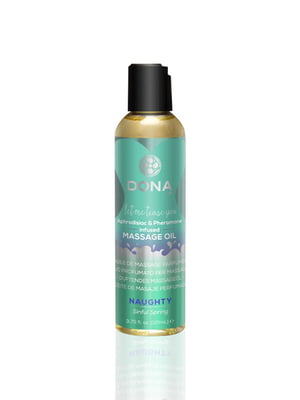 Масажна олія Dona Massage Oil Naughty – sinful spring з феромонами та афродизіаками (110 мл)  | 6667089