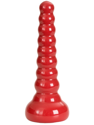 Анальна пробка-втулка Red Boy - Red Ringer Anal Wand з максимальним діаметром 4,5 см | 6667236