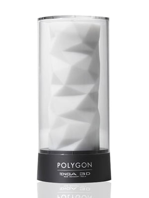 Мастурбатор  3D Polygon, дуже ніжний, з антибактеріального еластомеру зі сріблом | 6667329
