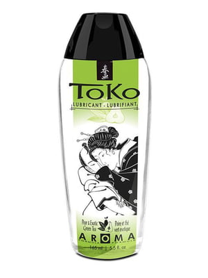 Лубрикант на водній основі Toko Aroma - Pear & Exotic Green Tea, не містить цукру (165 мл) | 6667587