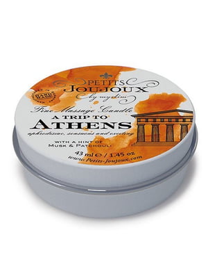 Масажна свічка з афродизіаками Petits Joujoux - Athens - Musk and Patchouli (43 мл) | 6668046