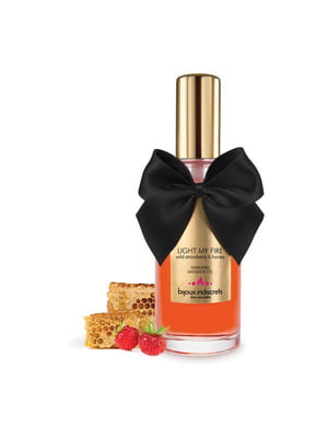 Розігрівальна олія  Light my Fire – Wild Strawberry&Honey (100 мл) | 6670067