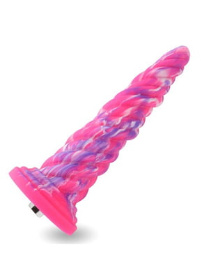 Фантазійний фалоімітатор 10.12″ для секс-машин Silicone Dildo rose Monster Series, KlicLok | 6670331