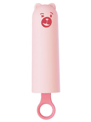 Реалістичний вібратор під виглядом морозива Teddy Pink (Black Dildo) | 6670542