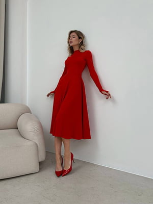 Витончена сукня червоного кольору | 6679140