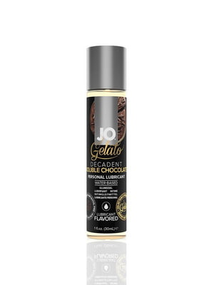 Лубрикант водяний GELATO Double Chocolate смак шоколад (30 мл) | 6454515
