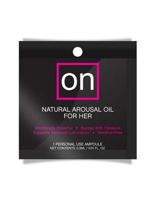 Пробник збудливої олії - ON Arousal Oil for Her Original (0,3 мл) | 6455085