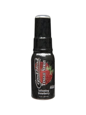 Спрей для мінету GoodHead Tingle Spray – Strawberry (29 мл) з вібруючим ефектом | 6455993