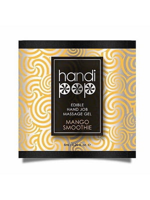 Пробник гелю для орально-мануальних ласк Handipop Mango Smoothie (6 мл) | 6456052
