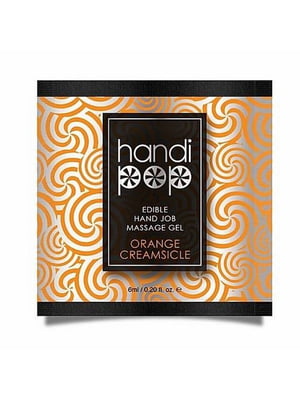 Пробник гелю для орально-мануальних пестощів - Handipop Orange Creamsicle (6 мл) | 6456053