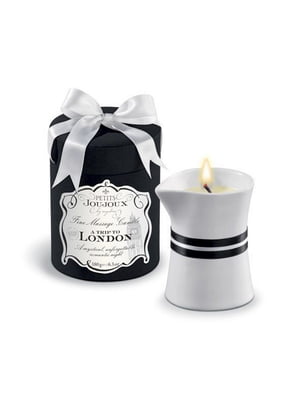 Масажна свічка з чоловічого парфуму London Rhubarb, Cassis and Ambra 190 г | 6456181