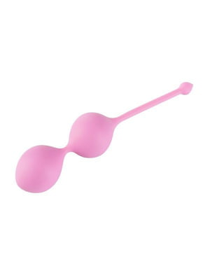 Розовые вагинальные шарики (диаметр — 3,5 см, вес — 77 г) | 6673456