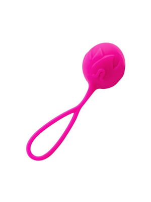 Розовый вагинальный шарик (диаметр — 4 см, вес — 42 г) | 6673501