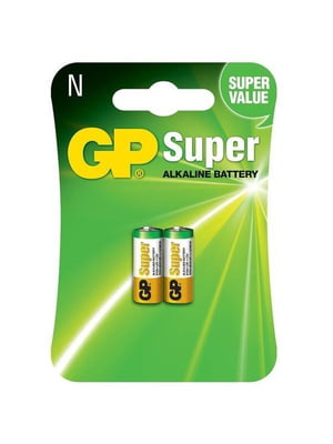 Батарейка GP Super alkaline LR1 (2 штуки) | 6673663