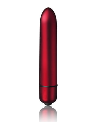 Вібропуля RO-90mm 10 Speed ​​Scarlet Velvet матова, 10 режимів роботи, на батарейці | 6673918