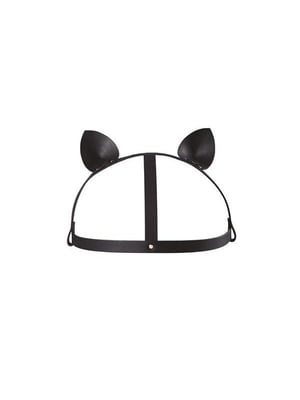 Маска кішечки  MAZE - Cat Ears Headpiece Black, екошкіра | 6674024