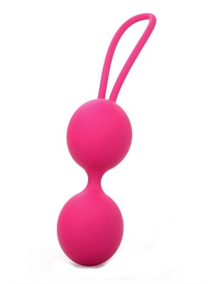 Розовые вагинальные шарики (диаметр — 3,6 см, вес — 55 г.) | 6674039