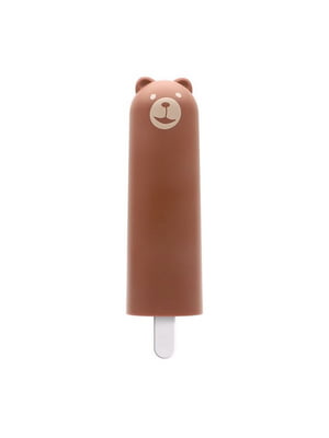 Вібратор Mr.Ted, реалістичний вібратор плаття виглядом морозива, (діаметр 43мм), коричневий | 6674438