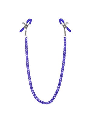 Затискачі для сосків з ланцюжком Nipple clamps Classic, фіолетовий | 6674457