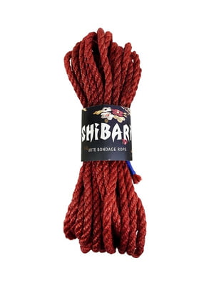 Джутова мотузка для шібарі Shibari Rope, (8 м) червона | 6674607