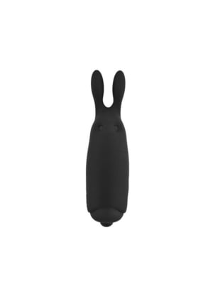 Вібропуля Pocket Vibe Rabbit Black зі стимулюючими вушками | 6674980