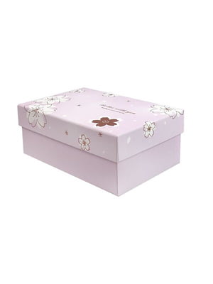 Подарункова коробка з колірами рожева, M - 25.5х18.5х10 cм | 6675899