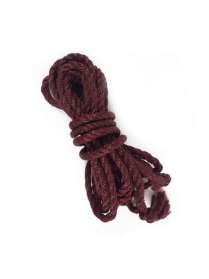 Джутова мотузка BDSM (8 метрів, 6 мм), бордовий колір | 6675982