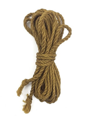 Джутова мотузка BDSM (8 метрів, 6 мм), колір золотий | 6675987