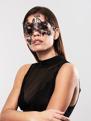 Вінілова маска на стікерах SYBILLE  чорного кольору | 6676176