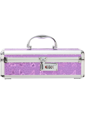 Кейс для зберігання секс-іграшок Lockable Vibrator Case Purple фіолетового кольору з кодовим замком | 6676219