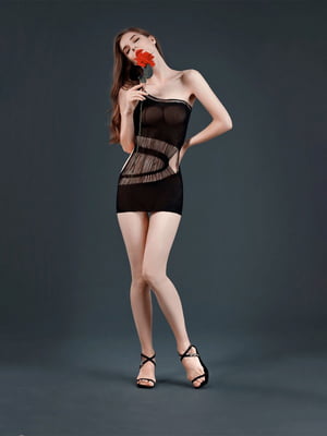 Боді Model 12 Black (Dress) | 6676647