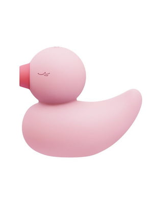 Вакуумний вібратор Ducky Pink рожевий | 6676717