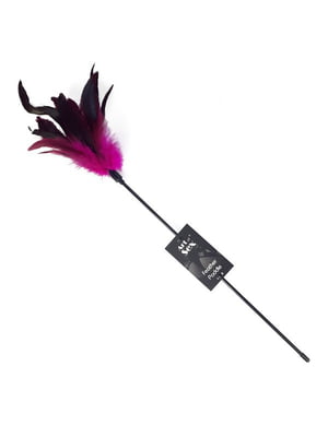 Лоскоталка темно-рожева Art of Sex - Feather Paddle, перо молодого півня | 6676784