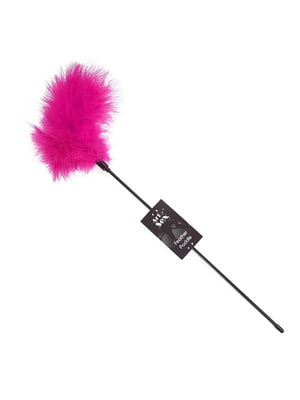 Лоскоталка темно-рожева Art of Sex - Feather Paddle, перо молодого індика | 6676790