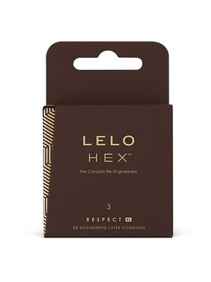 Презервативи LELO HEX Condoms Respect XL (3 шт.) | 6677674