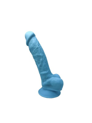 Фалоімітатор SilexD Johnny Blue (MODEL 1 size 7in) блакитний, 17.5х3.8 см | 6677711